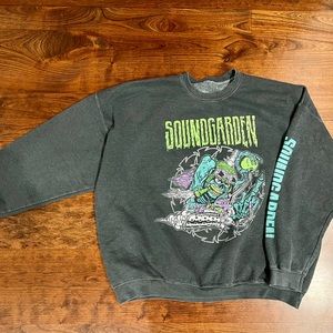Urban Outfitters Sound Garden oversized sweatshirt.
